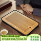 憶壺茶（YIHUTEA）茶盤(pán)托盤(pán)家用茶臺帶排水小型瀝水儲水實(shí)木功夫托盤(pán)泡茶具竹茶托 【蓄排兩用】大號茶盤(pán)36.5*24cm