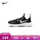 NIKE 耐克男女童易穿脫運動(dòng)鞋FLEX RUNNER 3兒童一腳蹬休閑公路跑鞋