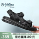 金利來(lái)（Goldlion）涼鞋男輕便柔軟休閑鞋舒適耐磨沙灘鞋G596320255TRF炭灰色42