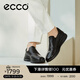 愛(ài)步（ECCO）休閑樂(lè )福鞋 春夏男士商務(wù)耐磨增高一腳蹬皮鞋豆豆鞋 雅仕207144 黑色20714401001 41