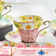 AYNSLEY英國安斯麗雛菊小蠻腰系列咖啡杯碟下午茶套裝高顏值瓷器水杯禮贈 粉色咖啡杯碟 雛菊小蠻腰系列