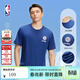 NBA官方-湖人/勇士 休閑男女運動(dòng)夏季寬松速干T恤短袖 快船隊/藏青-速干T恤 XL