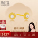 潮宏基足金黃金珍珠耳釘女定價(jià) 非遺花絲圓滿(mǎn)EEG33700064 一對款 生日