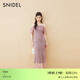 SNIDEL2025秋冬新品優(yōu)雅吊帶一字領(lǐng)露肩蕾絲鉤花連衣裙SWFO254167 玫瑰紅 S (0)