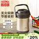 膳魔師（THERMOS） 燜燒鍋高真空不銹鋼保溫燉鍋免火大容量保溫湯提鍋TCRA-1800系列 TCRA-1800-金色 1.8L