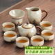 尚言坊汝窯茶具整套家用辦公室高檔陶瓷功夫茶壺泡茶茶杯泡茶器全套裝