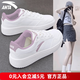 安踏（ANTA）女鞋板鞋女2025春季平底小白鞋女舒適低幫休閑百搭通勤運動(dòng)鞋子女 少女治愈粉 官方正品 38