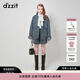 DZZIT地素牛仔絎棉短褲秋冬復古丹寧女 藍色 M