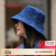 EP雅瑩[甄選禮物]女帽 民族風(fēng)潮重工刺繡盆帽漁夫帽 商場(chǎng)同款 藏青色 均碼 均碼