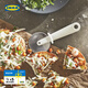 宜家（IKEA）UPPFYLLD烏普菲爾德披薩刀烤箱烘焙工具廚房神器比薩餅工具披薩鏟 灰白比薩餅切刀