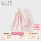 戴維貝拉（DAVE＆BELLA）女童萊賽爾連衣裙兒童碎花裙A類(lèi)女寶公主裙春裝