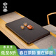 容山堂電木茶盤(pán)新款家用功夫茶具排水茶盤(pán)辦公室茶幾托盤(pán) 高密電木茶盤(pán)-無(wú)邊紫料60*30