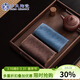 蘇氏陶瓷國風(fēng)茶巾臺灣錦緞茶席高品質(zhì)吸水干泡茶巾布2條裝15*35cm
