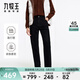九牧王【暖燚絨遠紅外】加絨保暖御寒牛仔褲秋冬高彈休閑褲子 【暖燚絨】合體版+黑色+TJ1DX60513 33 碼175/82A(2.52)尺84cm