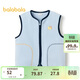 巴拉巴拉童裝寶寶保暖背心冬季加厚搖粒絨兒童馬甲男女童加絨208424171204