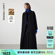 朗姿羊毛翻領(lǐng)雙面呢大衣中長(cháng)款毛呢外套