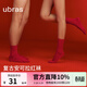 ubras安可拉紅本命年婚禮紅襪子羅紋高彈女士堆堆中筒襪兩雙男 羅紋男款-絲絨紅色 2雙 均 碼 U