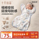 十月結晶嬰兒防驚跳睡袋投降式寶寶襁褓巾包單連體睡衣四季通用 鯨瀾云夢(mèng)M