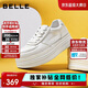百麗簡(jiǎn)約厚底小白鞋新款透氣休閑增高板鞋B2597BM5 白色-網(wǎng)面 39