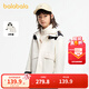 巴拉巴拉童裝功能運動(dòng)秋冬裝外套兩件套防寒防水防風(fēng)中長(cháng)款戶(hù)外百搭【bp】 淺卡其50311 140
