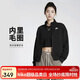 耐克NIKE女子立領(lǐng)夾克 簡(jiǎn)約百搭 運動(dòng)服HV2734-010黑S