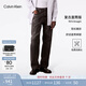 Calvin KleinJeans【免費改褲復刻90系列】四季款男士美式ck直筒灰色牛仔褲 W0J-牛仔灰 30