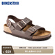BIRKENSTOCK勃肯德國進(jìn)口男女款時(shí)尚舒適百搭軟木Milano系踝涼鞋 棕色-窄版0034703 37