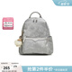 百思圖秋商場(chǎng)新款通勤大容量雙肩背包書(shū)包短途旅行包女TY063CX5 銀灰色TY063CX5 F