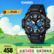 卡西歐（CASIO）手表男學(xué)生考試防震防水電子兒童日韓表送男友禮物MCW-100H-1A2