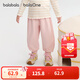 巴拉巴拉balaOne寶寶長(cháng)褲女童寬松束腳褲秋新款褲子甜美蕾絲 夢(mèng)幻粉60338 100