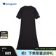 Champion【膠囊系列】冠軍連衣裙2024春夏新款活力運動(dòng)純色A字裙 深灰色 M
