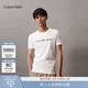 Calvin KleinJeans夏季男女情侶中性休閑年輕多色ck印花修身打底短袖T恤上衣