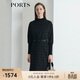 PORTS 女裝長(cháng)袖中長(cháng)連衣裙LL9D148LFF112 BLACK CHECK 4