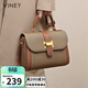 viney牛皮包包女包斜挎媽媽包中年手提單肩包生日禮物高端送女友母親
