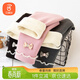 貝瑞加（Babyprints）女童打底褲秋冬寶寶加絨棉褲女孩加厚長(cháng)褲保暖羊羔毛褲子 深灰120