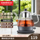 金灶（KAMJOVE）煮茶器玻璃電茶爐 黑茶煮茶壺 蒸汽自動(dòng)電茶壺 全自動(dòng)泡茶花茶養生壺 A-33 0.8L