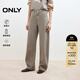 ONLY2025秋季新款時(shí)髦百搭高腰顯瘦香蕉褲闊腿牛仔褲女|125132107 E05鼠尾草綠色 M M標準褲長(cháng)