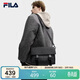 FILA 斐樂(lè )官方【黑武士】男包挎包時(shí)尚復古單肩包休閑翻蓋斜挎包