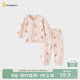 童泰（TONGTAI）寶寶秋衣套裝春秋季純棉嬰兒衣服男童女童秋褲睡衣內衣粉色90cm