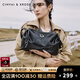 CinvaiKrose小c&k包包女包高級感通勤包女士2026新款單肩斜挎包女腋下包 黑色Black【增掛飾】