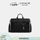 蔻馳（COACH）奧萊男士男包SULLIVAN文件公事公文包電腦單肩包商務(wù) 黑色