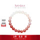 周大福SOINLOVE寶藏女孩粉融香雪粉色白色玉髓手串手鏈 VV263禮物