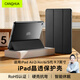 CangHua ipad6/5保護套9.7英寸 通用iPad Air2/Air1保護殼蘋(píng)果平板電腦三折支架超薄全包防摔皮套 黑色