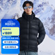 mont·bell 羽絨服男款冬季戶(hù)外高品質(zhì)800蓬鵝絨輕便保暖連帽外套 1101606 黑色 BK L