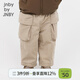 jnby by JNBY[薄絨]江南布衣嬰童燈芯絨錐形褲秋冬男女童嬰兒兒童YO0E10180 261/灰卡其 100