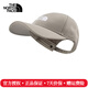 The North Face 北面運動(dòng)帽男女新款戶(hù)外棒球帽遮陽(yáng)透氣休閑帽子硬頂鴨舌帽4VSV 2MB/巖礫灰 OS/均碼/57.8cm