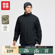 超級安踏運動(dòng)棉服男士秋冬保暖防潑水戶(hù)外徒步露營(yíng)夾克外套男152546803U 【拉鏈口袋】基礎黑-4 L /男175