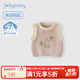 JELLYBABY女童春季軟糯萌系馬甲2026新款嬰幼可愛(ài)毛衣春款兒童時(shí)尚寶寶背心 粉色 100 CM