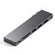 SATECHI 拓展塢TypeC轉接器USB4擴展集線(xiàn)器筆記本電腦Macbook Pro/Air接口轉換器 Pro太空灰