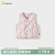 童泰（TONGTAI）嬰兒羽絨馬甲冬季寶寶衣服男女童輕薄款馬夾兒童外出三防上衣 紫色 100